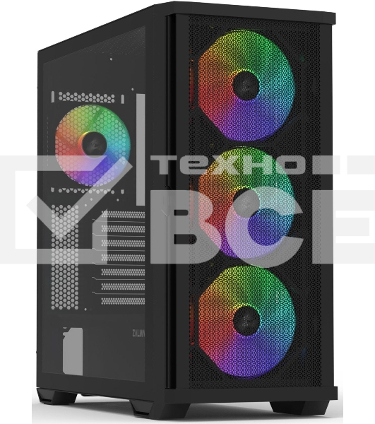 Компьютерный корпус ZALMAN Z10 PLUS, ATX, BLACK, WINDOW, 2x3.5