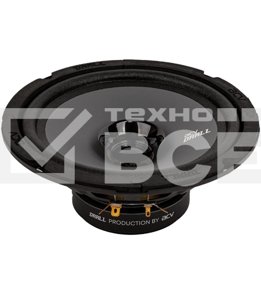 Колонки автомобильные ACV DRALL DR6 (без решетки) 210Вт 96дБ 3Ом 16см (6.5дюйм) (ком.:2кол.) широкополосные однополосные