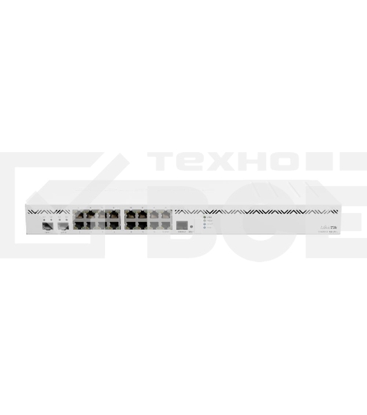 Маршрутизатор CCR2004-16G-2S+ Cloud Core Router 2004-16G-2S+ with Annapurna Labs Alpine v2 CPU with 4x ARMv8-A Cortex-A57 cores running at 1.7GHz, 4GB of DDR4 RAM, 128MB NAND storage, 16 x Gbit LAN, 2x SFP+ ports, 1U rackmount case, Dual PSU, RouterOS L6