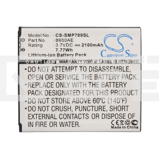 Аккумулятор CameronSinoCS-SMP709SL B650AE для Samsung GT-i9150/GT-i91583.7V / 2100mAh/7.77Wh