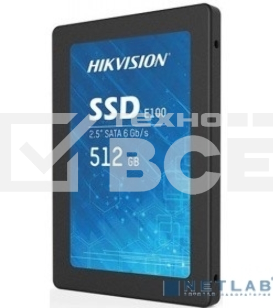 Накопитель SSD Hikvision E100, 512Gb, 2.5