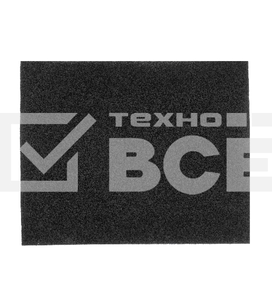 Губка для шлифования, 125 х 100 х 10 мм, средняя жесткость, P100 Сибртех