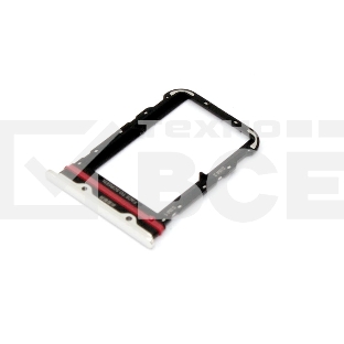 Лоток для SIM-карты Xiaomi Mi Note 10 серебристый