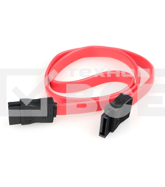 Кабель интерфейсный SATA Cablexpert CC-SATA-DATA-N, Sata3 7pin / 7pin, медн.проводник, 50см, пакет