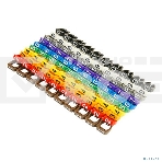 Элемент цифровой кодировки комм. шнуров Cabeus, Ø 5,5, цифра: 0-9, красный, оранжевый, желтый, голубой, белый, черный, 100 шт, фото 1