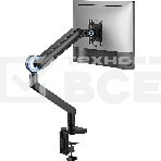 Кронштейн для мониторов Ultramounts UM719B черный 17'-35' макс.10.5кг крепление к столешнице поворот и наклон, фото12