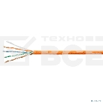 Кабель витая пара Cabeus Light, LSZH, U/UTP, кат. 5е, проводник Ø 0,47мм, 305м, коробка, тип прокладки: внутри зданий, цвет: оранжевый, фото 1