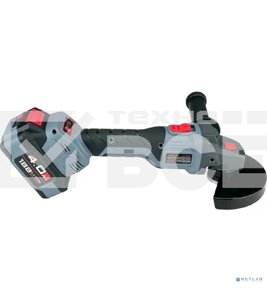 Аккумуляторная бесщеточная УШМ PROFIPOWER MKDGA-20V (20В,Li-ion-2шт, 4Ач, 125 мм, 0-9000 об/мин, З/У, в кейсе) E0080