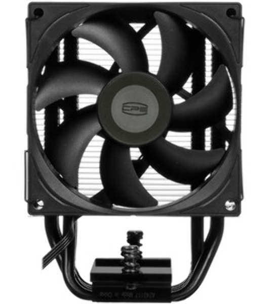 Кулер PCCooler R400 черный 92мм алюминий+медь 2200rpm 30db 4-pin 180W 133мм