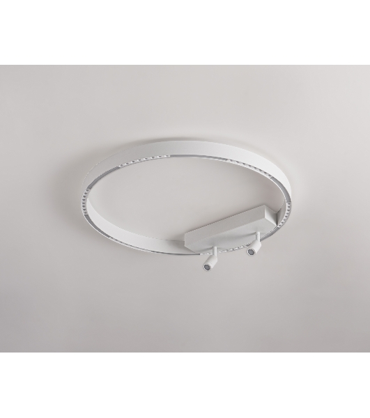 Потолочный светодиодный светильник Ambrella light FL5807/1+2 WH белый 40W 3000K/4200K/6400K D600*95 (без ПДУ)