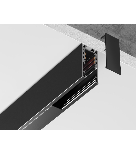 Шинопровод GL1919 BK черный IP20 48V 3000*21*43