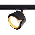 Трековый однофазный светильник Ambrella light GL5344 BK/GD черный/золото GX53 D100*66, фото6