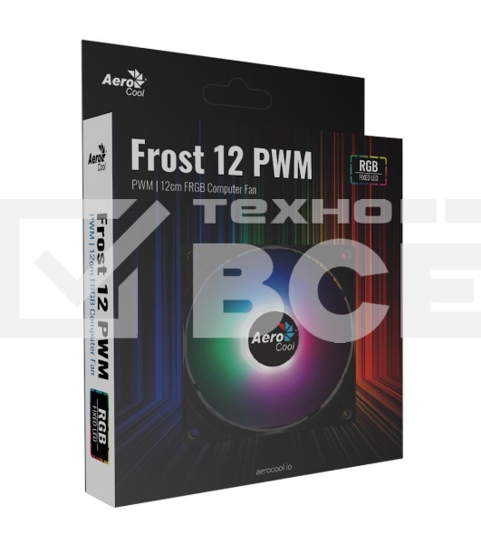 Вентилятор для корпуса Aerocool / Formula Frost 12 черный, 120 мм, 1000 об/мин, 23.7 дБ, 3 pin