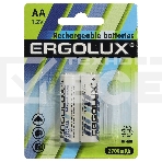 Аккумулятор AA-2700мА.ч Ni-Mh BL-2 NHAA2700BL2 1.2В (блист.2шт) Ergolux 12445, фото 1