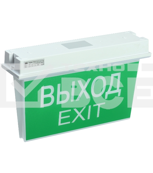 Указатель аварийный светодиодный ССА 5043-1 двусторонний 3Вт 1ч универсальный накладной IP65 LSSA0-5043-1-65-K03 IEK