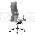 Кресло руководителя Бюрократ _JONS/CASHGREY серый, крестовина алюминий, фото14