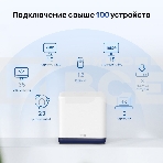Система Mercusys MESH AC1900 Whole Home Mesh Wi-Fi System, 3× Internal Antennas, 3×GB ports (WAN/LAN) (3-pack), фото15