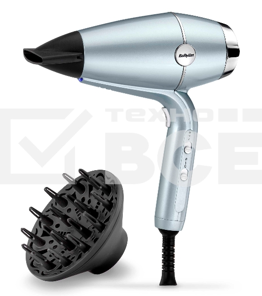 Фен Babyliss D773DE 2100Вт голубой