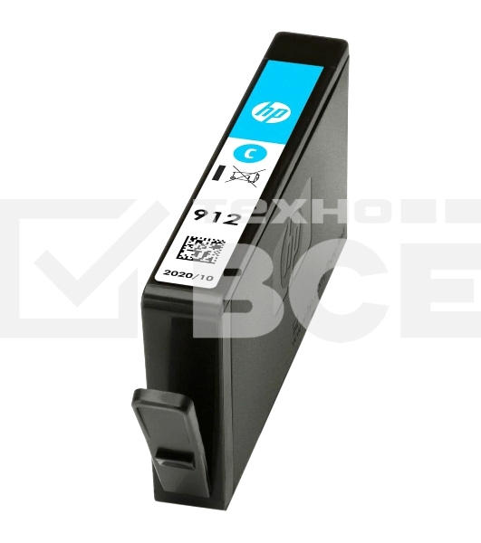 Картридж струйный HP 912 3YL77AE голубой (315стр.) для HP OfficeJet 801x/802x