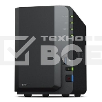 СХД настольное исполнение SYNOLOGY 2BAY NO HDD DS223, фото 1