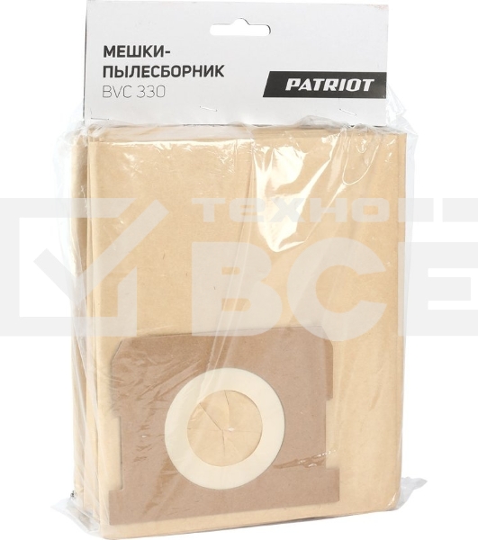 Пылесборник бумажный для пылесосов: VC 330,  30 л. 5шт