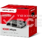 Настольный коммутатор Mercusys MS105GS с 5 гигабитными портам, фото11