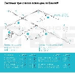 Коннектор для встраиваемых трековых шинопроводов (+) черный, фото 1