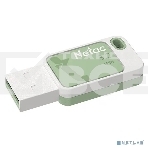Флешка USB Netac UA31 (NT03UA31N-128G-32GN), 128Gb, USB 3.2, R/W 110/45, зеленый/белый, фото8
