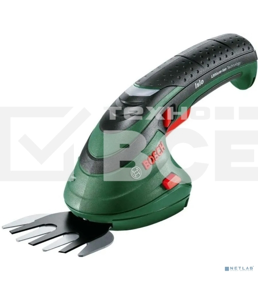 Аккумуляторные ножницы Bosch Isio 3 (АКБ 3,6В (встроенный) + ЗУ), сумка (0600833106)