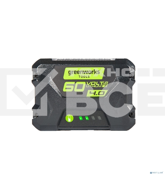Аккумулятор GREENWORKS G60B4 (2918407)60В 4Ач литий-ионный