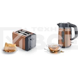 Тостер Bosch TAT4P429 970Вт медь