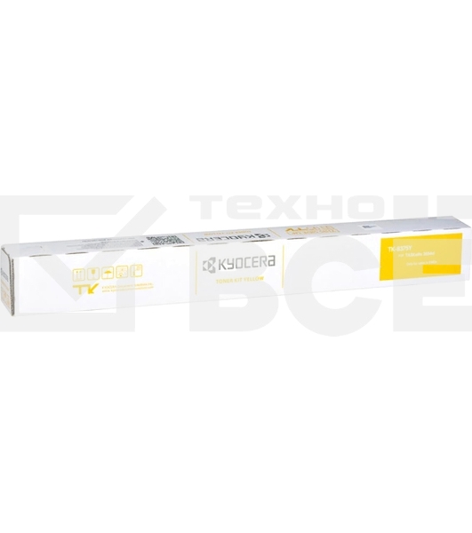 Картридж лазерный TK-8375Y 20 000 стр. Yellow для TASKalfa 3554ci
