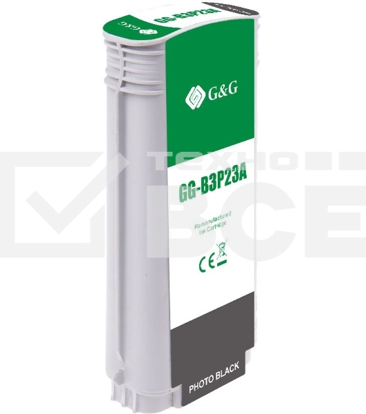 Картридж струйный G&G GG-B3P23A №727 фото черный (130 мл) для HP DJ T920/T1500