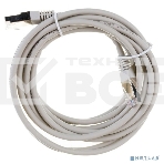 Шнур коммутационный Rexant патч-корд U/UTP RJ45-RJ45, cat.5e, LSZH серый, 3м, фото 1