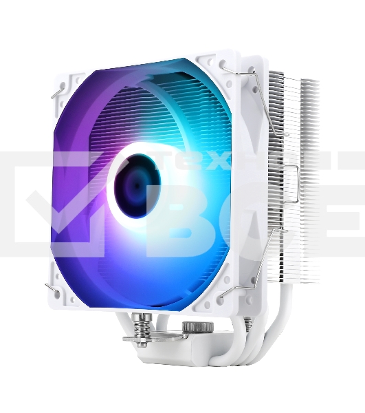 Кулер для процессора Thermalright Assassin X 120 Refined SE белый Argb (4-pin PWM, 148mm, Ni/Cu, 4x6mm, ARGB, 1x120mm, 66.17CFM, 25.6dBA, 1550RPM, S: 1200, 1700, 1851, 115X, AM4, AM5, white)