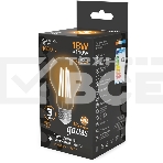 Лампа филам. Gauss Filament 18Вт цок.:E27 груша св.свеч.бел.теп. (упак.:10шт) (102902118), фото5