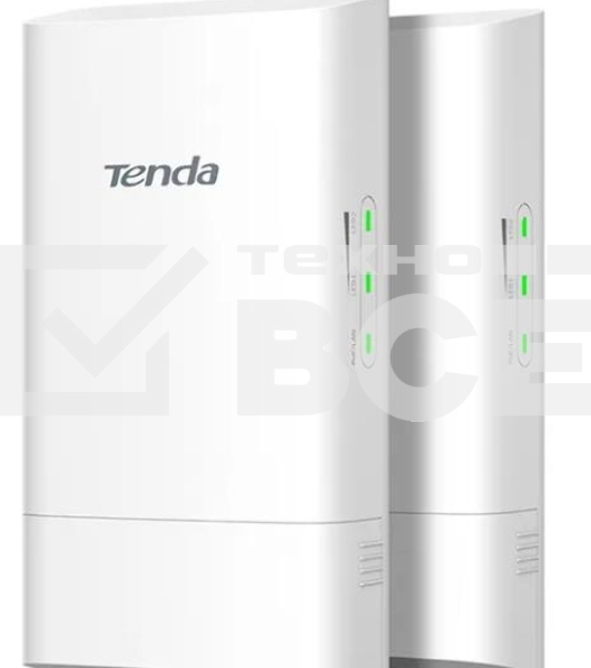 Tenda O1-5G Наружная точка доступа, 5 ГГц, до 867 Мбит/с, внутренняя антенна 1x9dBi, IP65, PoE, LAN 1x100 Мбит/с