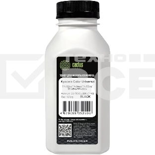Тонер Cactus CS-TKYCU2BK-LT-100 черный флакон 100гр. для принтера Kyocera Color Universal TK-52xx/TK-54xx/TK-83xx/TK-85xx/TK-88xx