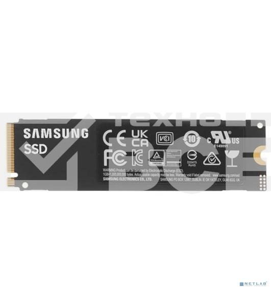 Накопитель SSD Samsung 990 EVO Plus, 1024 ГБ, M.2 2280, PCIe 5.0 x2, NVMe, R/W 7150/6300