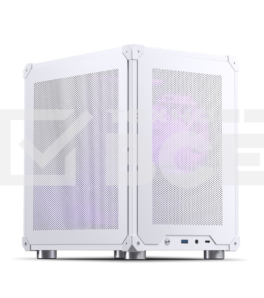 Корпус без блока питания Case JONSBO C6, Mini-Tower, no fan, 1xUSB-A 3.2 + 1xUSB-C 3.2, mATX, mITX White