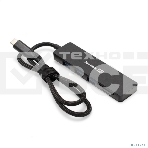 Док-станция 4-в-1 ExeGate DUB-2213C/CR (кабель-адаптер USB Type-C --> 2xUSB2.0+ 1xUSB3.0+Card Reader, Plug&Play, черный), фото6