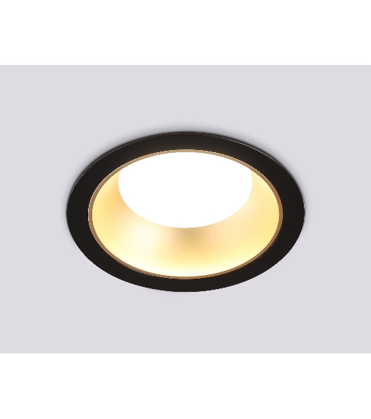 Светильник Ambrella light TN52334 SBK/SGD черный песок/золото песок GX53 max 12W D115*25