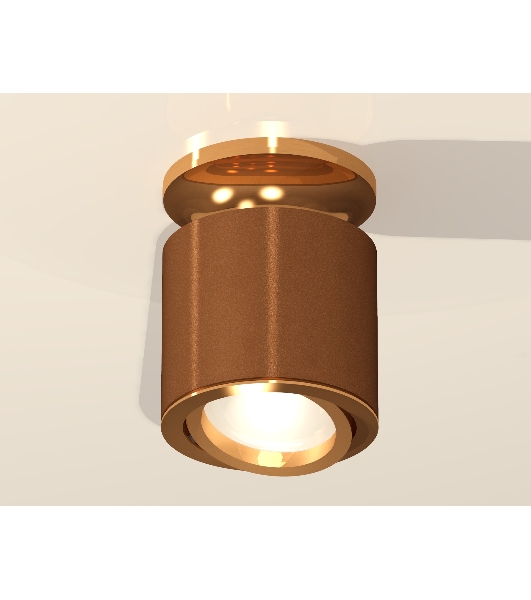 Светильник Ambrella Light XS7404120 SCF/PYG кофе песок/золото желтое полированное MR16 GU5.3 (N7929, C7404, N7004)
