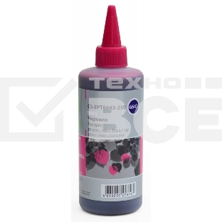 Чернила Cactus CS-EPT6643-250 пурпурный 250мл для Epson L100/L110/L120/L132/L200/L210/L222/L300/L312/L350/L355/L362/L366/L456/L550/L555/L566/L1300