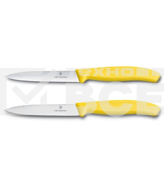 Набор ножей кухон. Victorinox Swiss Classic (6.7796.L8B) компл.:2шт желтый блистер
