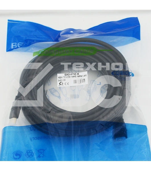 Кабель аудио-видео HDMI (m)/HDMI (m) 20м. черный