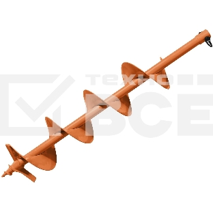 Шнек д/грунта CARVER GDB-150 однозаходный 01.003.00046