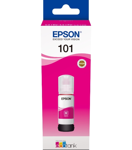 Чернила Epson L101 C13T03V34A пурпурный (70 мл) для Epson L4150/L4160/L6160/L6170/L6190