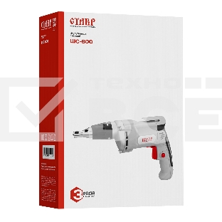 Шуруповерт СТАВР ШС-800 800Вт, 0-4000 об/мин, макс. крутящий момент 28 Нм