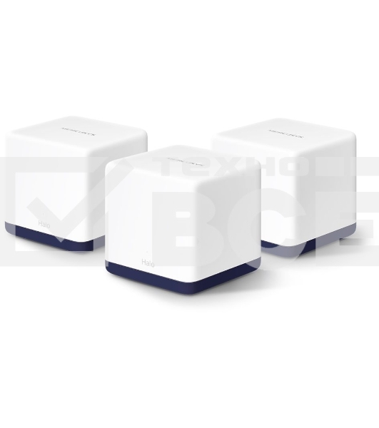 Система Mercusys MESH AC1900 Whole Home Mesh Wi-Fi System, 3× Internal Antennas, 3×GB ports (WAN/LAN) (3-pack)